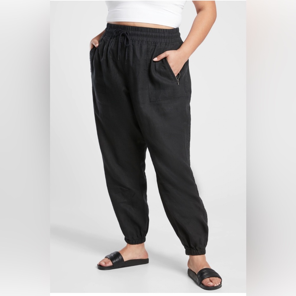 Athleta Black Jogger Track Pants